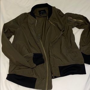 Zara thin bomber jacket